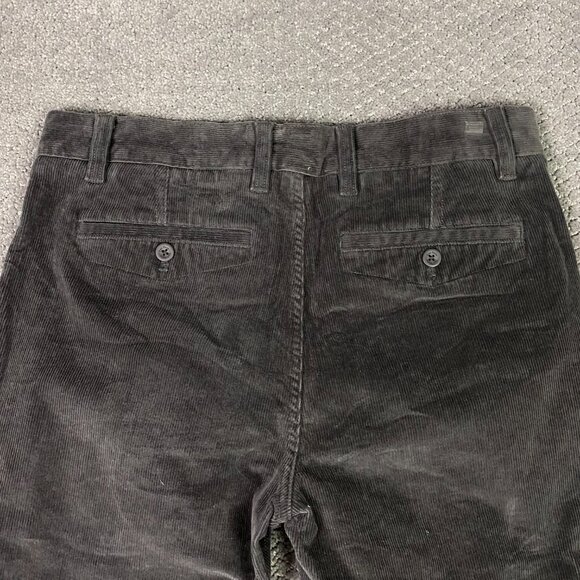 Fat Face Corduroy Pants Chinos Men's 32 R Measures 34 x 30 Slate Gray Cotton - Picture 4 of 11